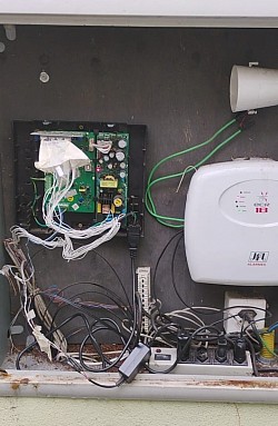Central de Telefonia antes da manutenção