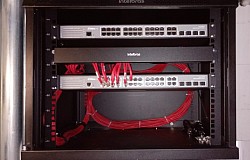 Rack finalizado pornto para receber câmeras IP